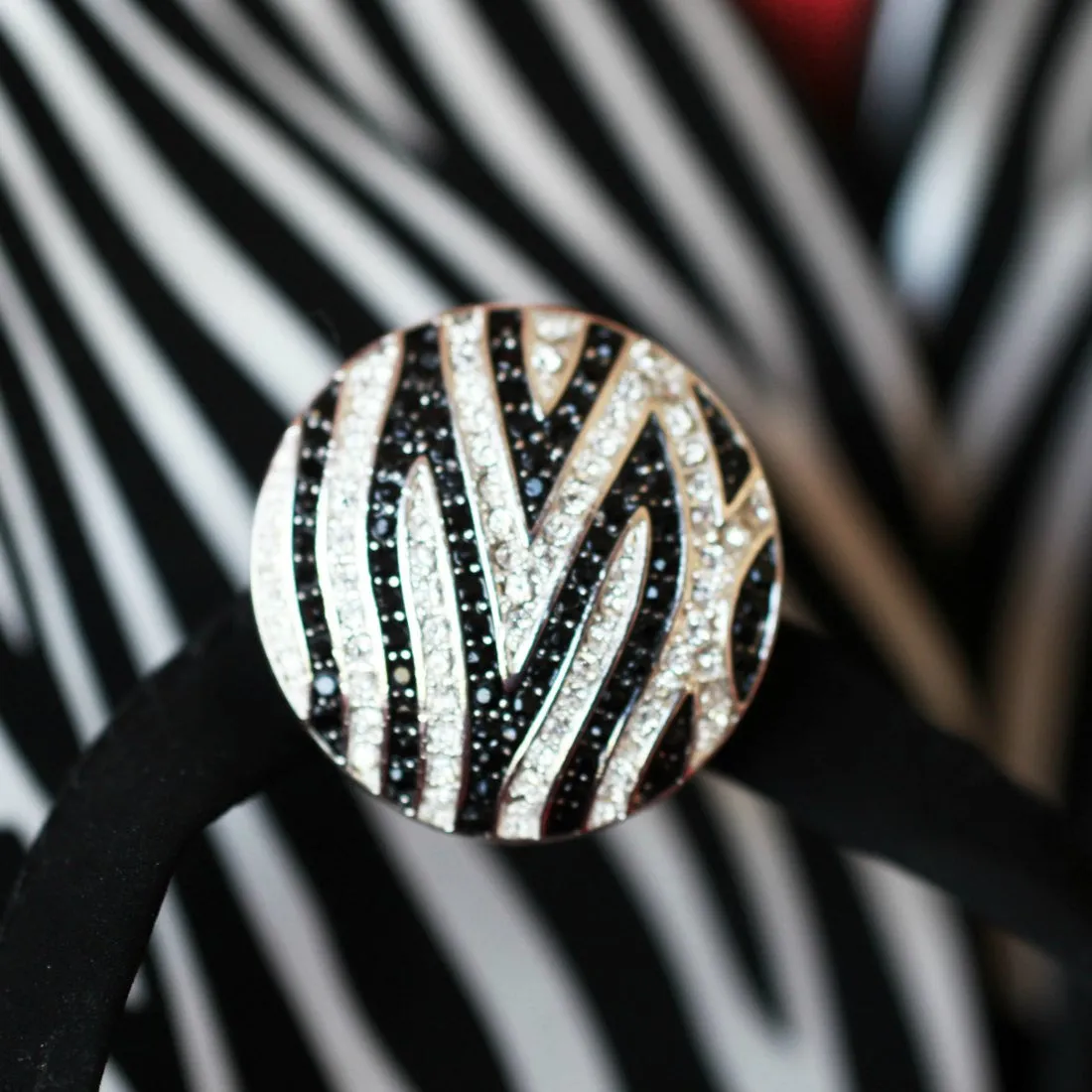 Zebra Platform Flip Flops